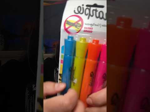 ASMR School Supplies #asmr #school #shorts