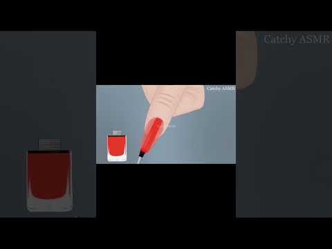 #asmranimation #nailart #asmrvideo #arcylicnails #makeupstopmotionanimation