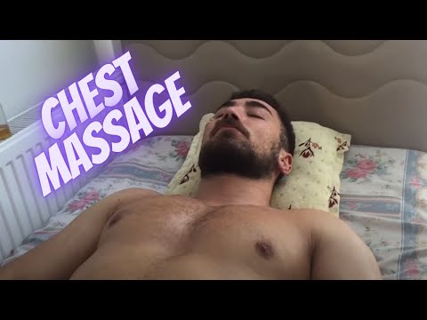 CHEST MASSAGE SPORT MASSAGE ASMR MASAAGE RELAXING MASSAGE SLEEP MASSAGE #chest #sport #massage