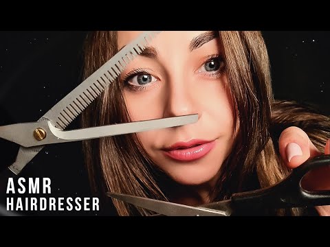 АСМР ПАРИКМАХЕР ✂ Усыпляющая стрижка волос | Ролевая игра 💇  ASMR Hairdresser Haircut Role Play