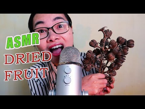 ASMR Dried fruit , Lagerstroemia fruit| ASMR Huyen