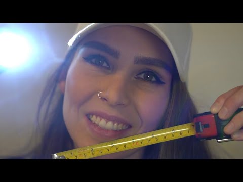 [ASMR] 📐 Chaotic Face Measuring with Light Triggers that will make you VERY TIRED & RELAXED 😌