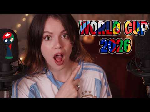 ASMR Whispering 2026 World Cup Teams ⚽