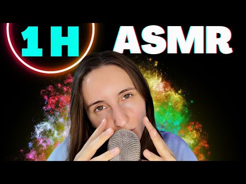 ASMR FR | Chuchotements proche du micro, bruits de bouche, inaudible  🤯 1H ASMR 🤯 (compilation 2022)