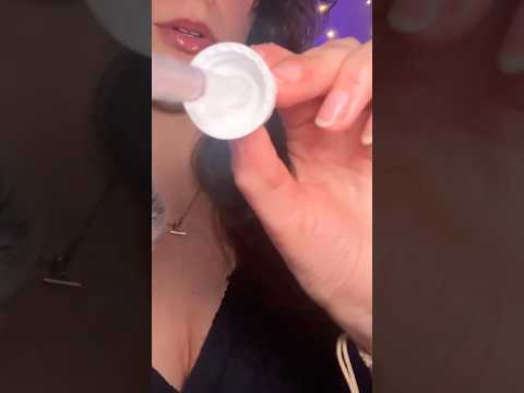 ASMR doing your skincare 🤍 #asmr #relax  #personalattention