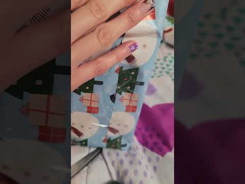ASMR wrap a gift with me 🎁!  #asmr #christmas
