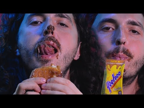 ASMR Eating Nutella Donuts VERY MESSY BINGE 먹방 도넛