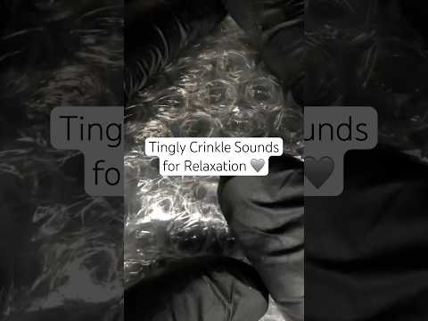 Crinkle Heaven! 🩶 #asmr