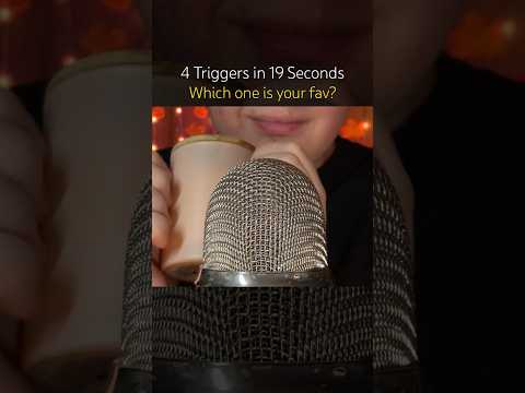 4 Different Triggers! 🩷 #asmr