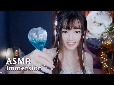 【ASMR 直播錄像 Vol.25】沈浸式泡沫洗浴，回音啃腦子加採耳，音叉嗡嗡引人暈眩