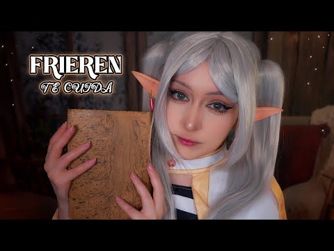 ⭐ASMR FRIEREN te CUIDA en una cabaña ❄️ Magia cálida y Atención Personal para dormir y sanar