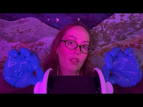 ASMR | Oiled Ear Massage - With & Without Gloves, Both Ears & Individually