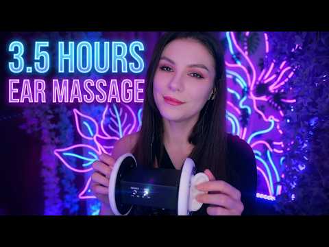 ASMR 3.5 HOURS 🎧 Ultimate Ear Massage Compilation for Deep Sleep: Latex Gloves, Rain & Deep Tingles