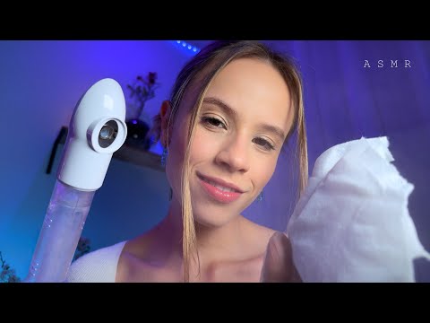 ASMR LIMPEZA DE PELE 99% PROFISSIONAL e 100% REALISTA (MUITO relaxante)