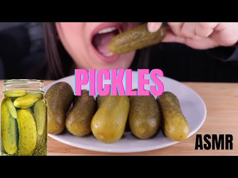 ASMR PICKLE CHALLENGE | CRUNCHY EATING SOUNDS | MUKBANG (NO TALKING)