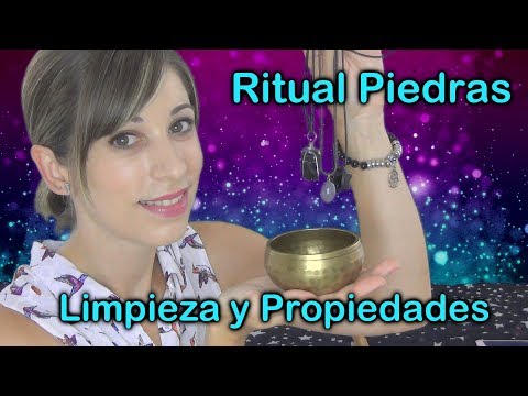 ASMR ESPAÑOL  . Limpieza de Piedras y propiedades . Cuenco tibetano . Energía positiva  . Susurros