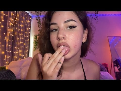 ASMR Spit Painting 🎨 Skin Evaluation & Personal Attention