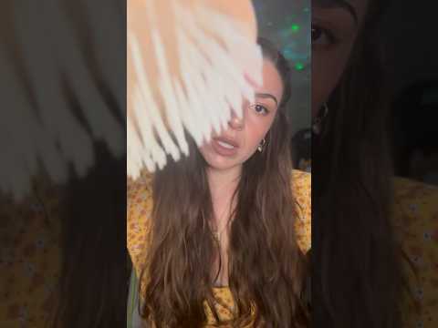 ASMR Brushing your Hair 💛 #asmr #asmrvideo #asmrsounds #asmrshorts #asmrtriggers #asmrbrushing #fyp