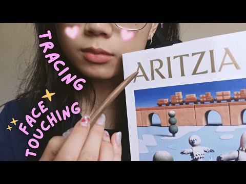 asmr | tracing objects and fixing your face (personal attention, camera touching)
