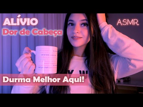 ASMR ALÍVIO ABSOLUTO DA DOR DE CABEÇA ☼ Massagem (Creme) l ASMR BR