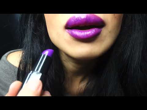 ASMR LIPSTICK ART ON GLASS 💋