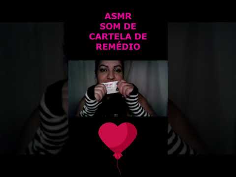 ASMR-SHORTS SOM DE CARTELA DE  REMEDIO #rumo2k #shortsvideo #shorts_