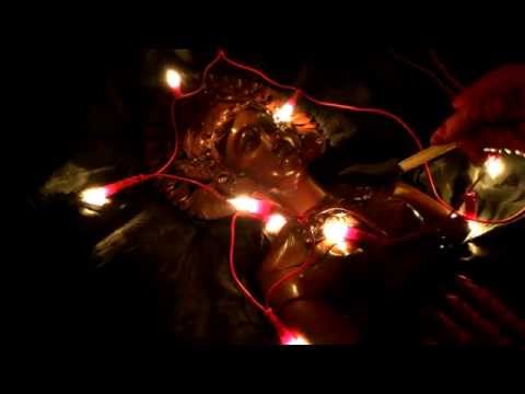 GLOVES in RED LEATHER   {{ ASMR }}