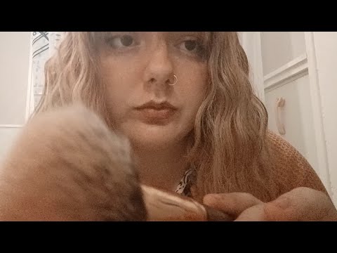 ASMR- Mouth Sounds and Camera/Mic Brushing (lofi)