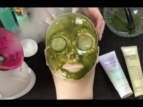 ASMR~ skincare on mannequin