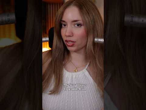 My new trigger Crocodile rain #asmr #ytshorts