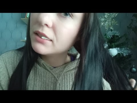 ASMR- Extra lofi hair play and light gum chewing