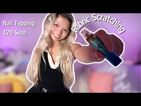 Soothing ASMR for Sleep  (Fabric Sounds, Tapping)