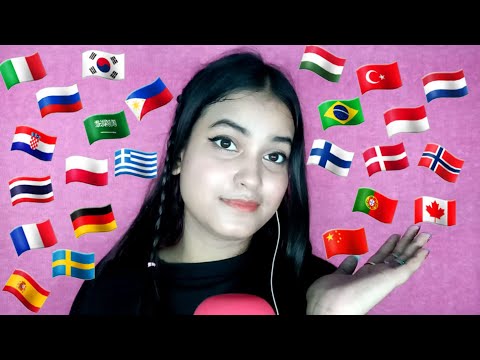 {ASMR} Whispering in 25 Different Languages