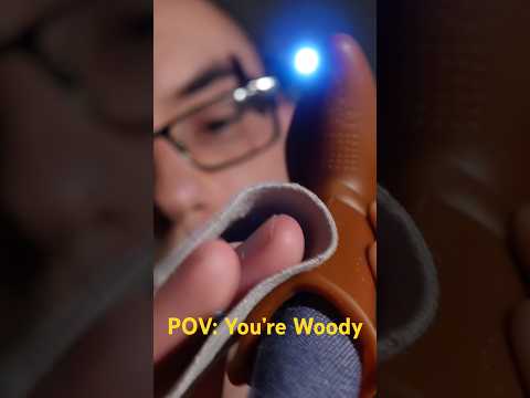 POV: You’re Woody getting cleaned #toystory #asmr #pov