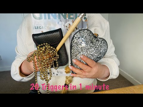 ASMR 20 Triggers in 1 minute 🩷