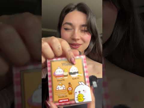 Blindbox Molang par ma sœur @lutsitv  #asmr #triggersforsleep #triggertime