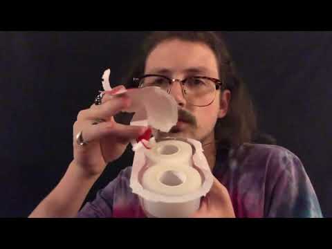 ASMR Chaotic Opening Candles & Tapes with some Personal Attention