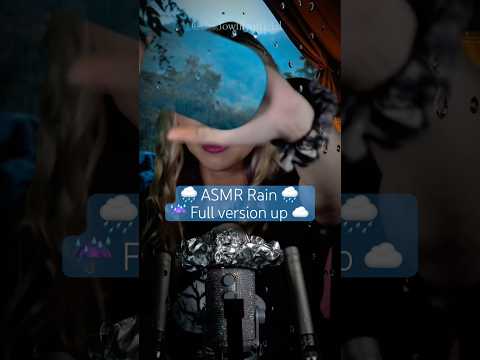 ASMR rain video now up!🌧️ give it a 👍 & hype, comment! #asmr #asmrsounds #raintosleep #sleepsounds