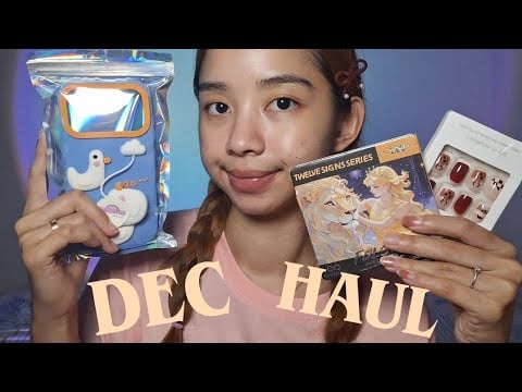 ASMR DECEMBER HAUL! 🍓