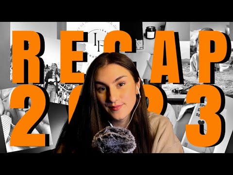 [ASMR] my 2023 recap 🤍 (German/deutsch)