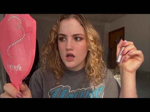 ASMR this dr*nk girl SCAMMED me and STOLE MY MONEY (grwm makeup routine and story time) #mad