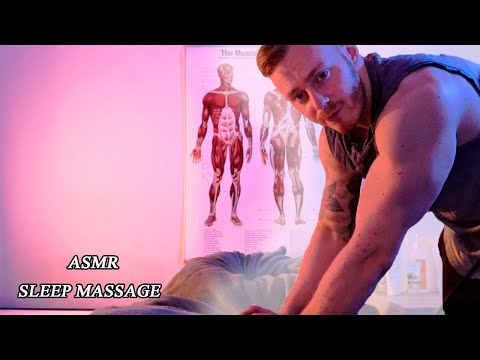ASMR Relaxing Sportsmassage | Back, Legs, Neck