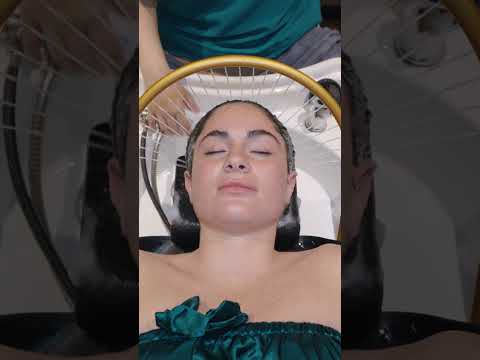 ASMR Relaxing Vietnamese Headspa Water Massage! #shorts