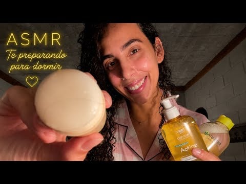 ASMR Te Arrumando para Dormir 😴✨