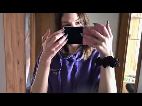 ASMR ✦ New Apartment Tour (camera lens tapping, air tracing, scratching on surfaces) ~whispered