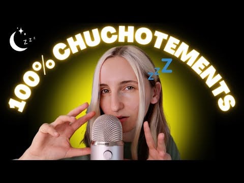 ASMR FR | CHUCHOTEMENT excessivement proche du BLUE YETI ✨☁️ (ASMR intense)
