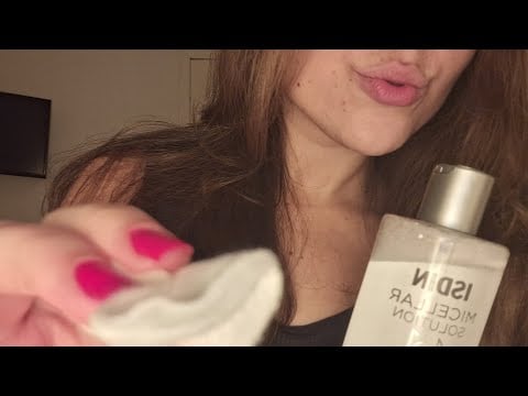 ASMR te preparando pra dormir e contagem regressiva 😴