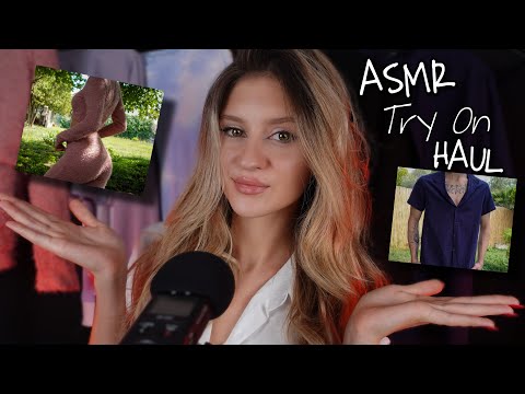 ASMR Try On Haul YOINS 🛍 Italian Whispering 💤