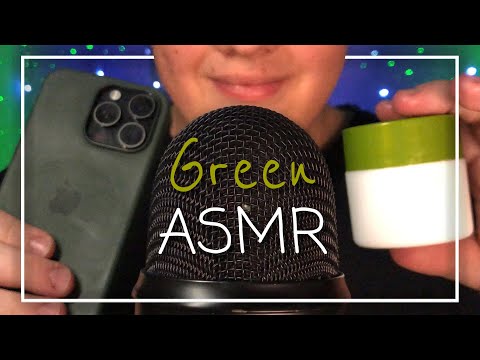 ASMR Green Triggers! 💚 (Deutsch/German)