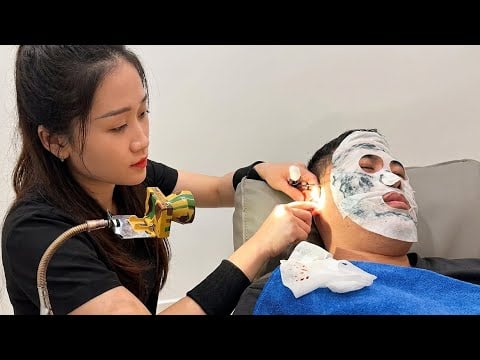 ASMR 🇻🇳 Full Relaxation After a Long Day | Shave, Ear Cleaning & Head Wash